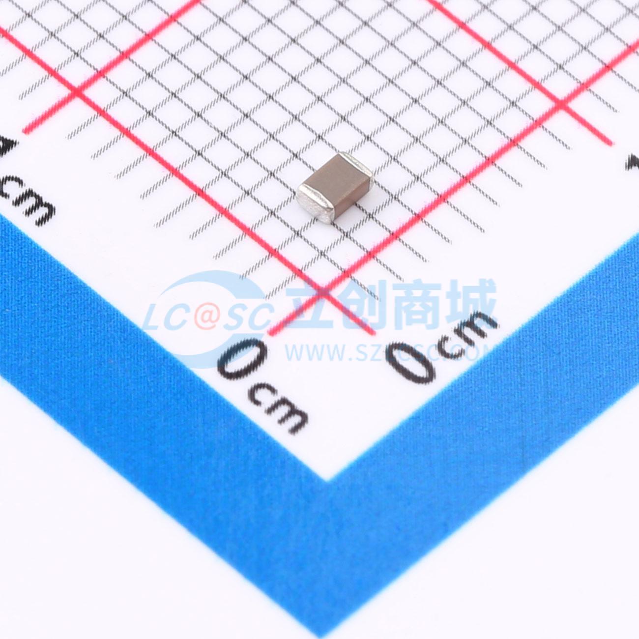 点击查看大图 CGA0805X5R105K250KT实物图