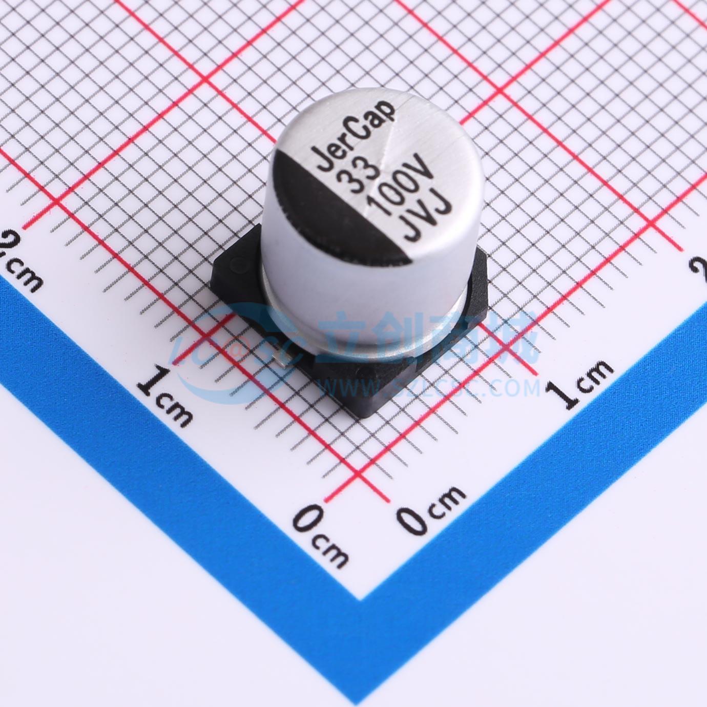 点击查看大图 JVJ100V33M10X10实物图