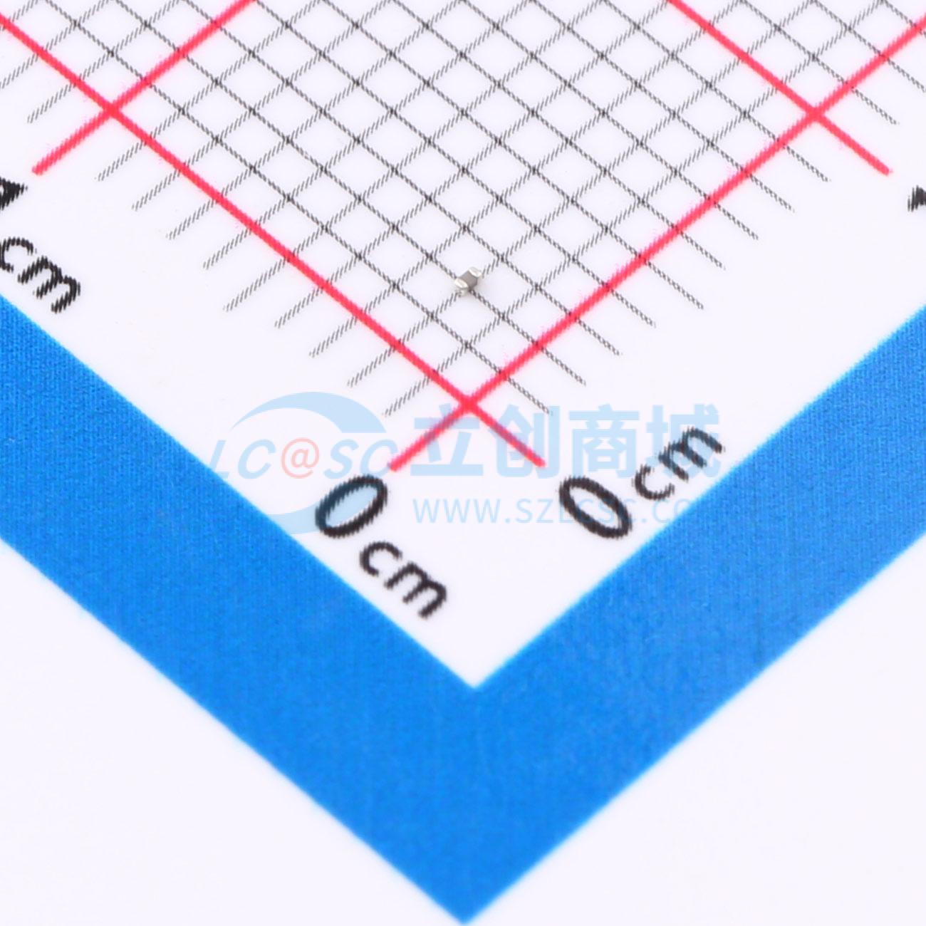 点击查看大图 CGA0201C0G220G500ET实物图