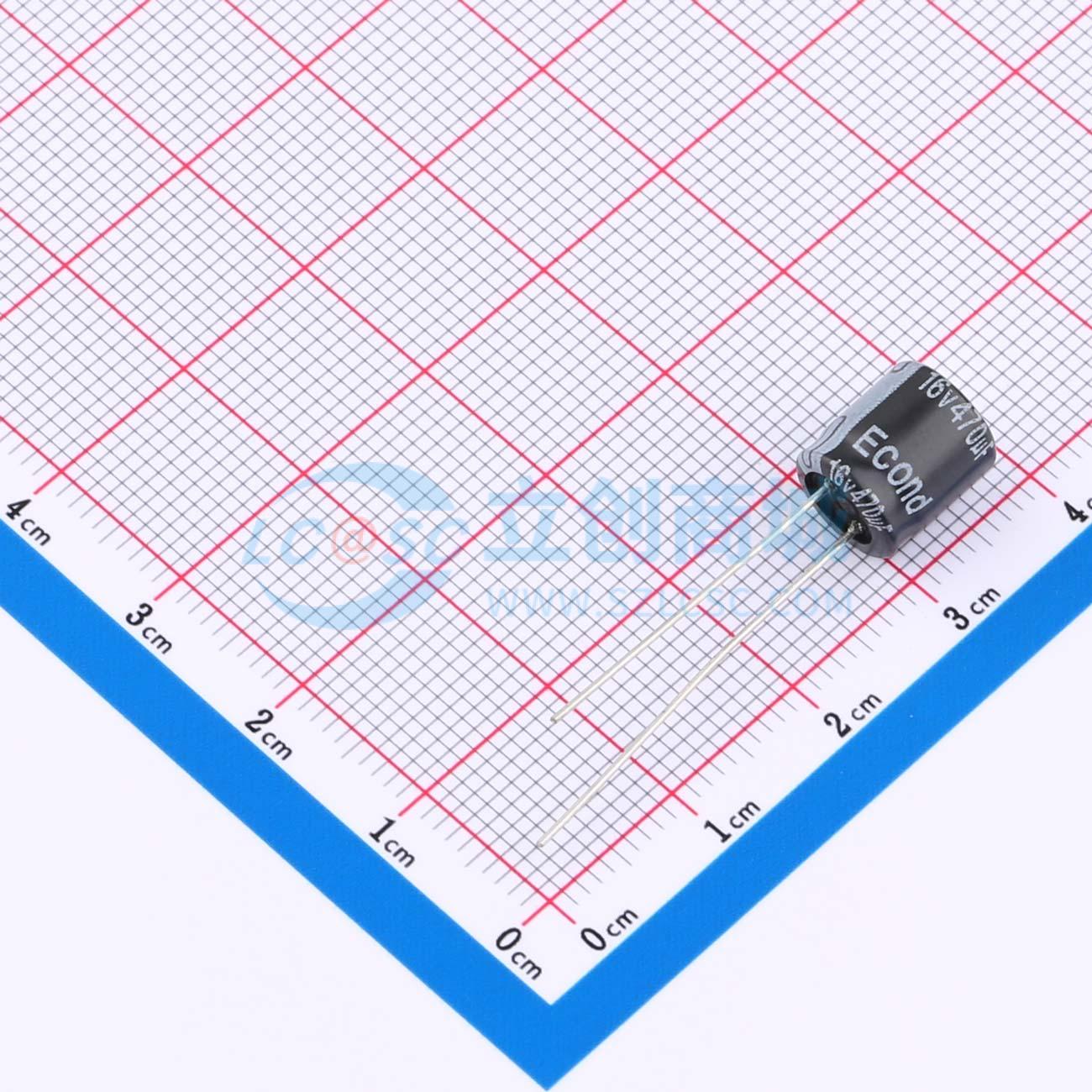 点击查看大图 470uF16V8x9KM实物图