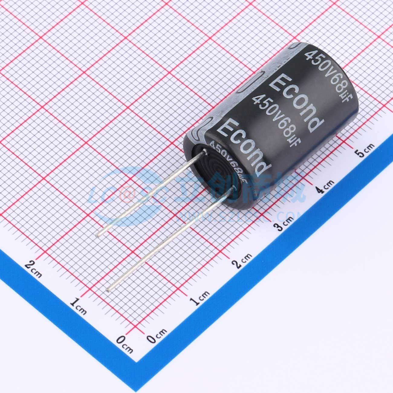 点击查看大图 68uF450V16x25KM实物图