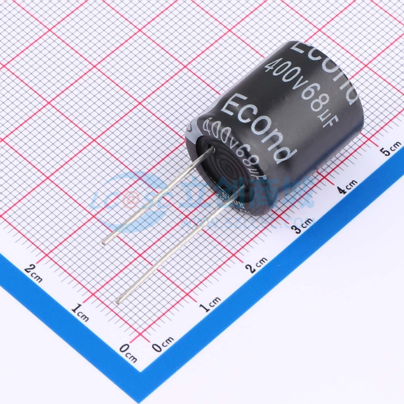 点击查看大图 68uF400V18x22KM实物图