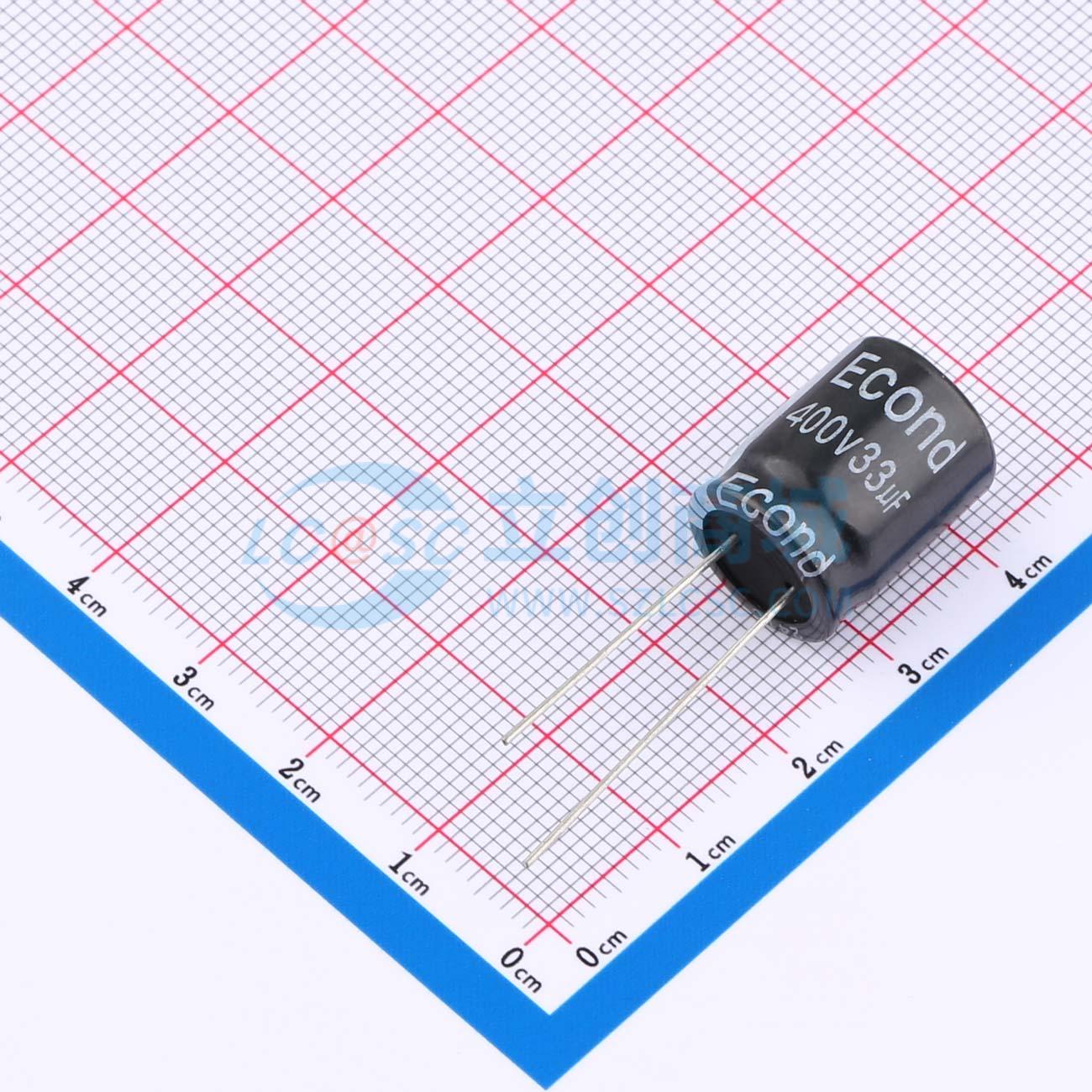 点击查看大图 33uF400V13x17KM实物图