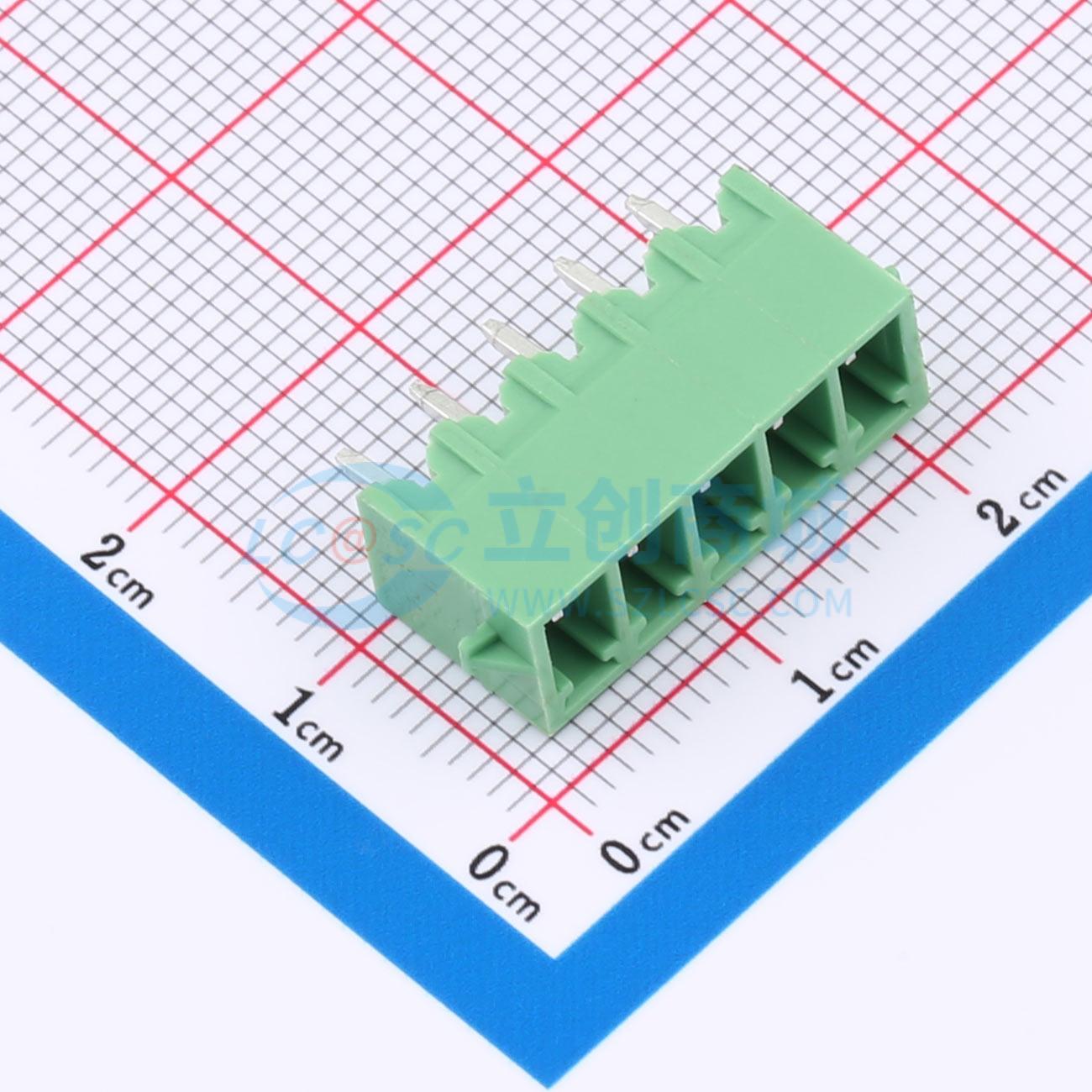 点击查看大图 DB2EVG-3.81-5P-GN实物图
