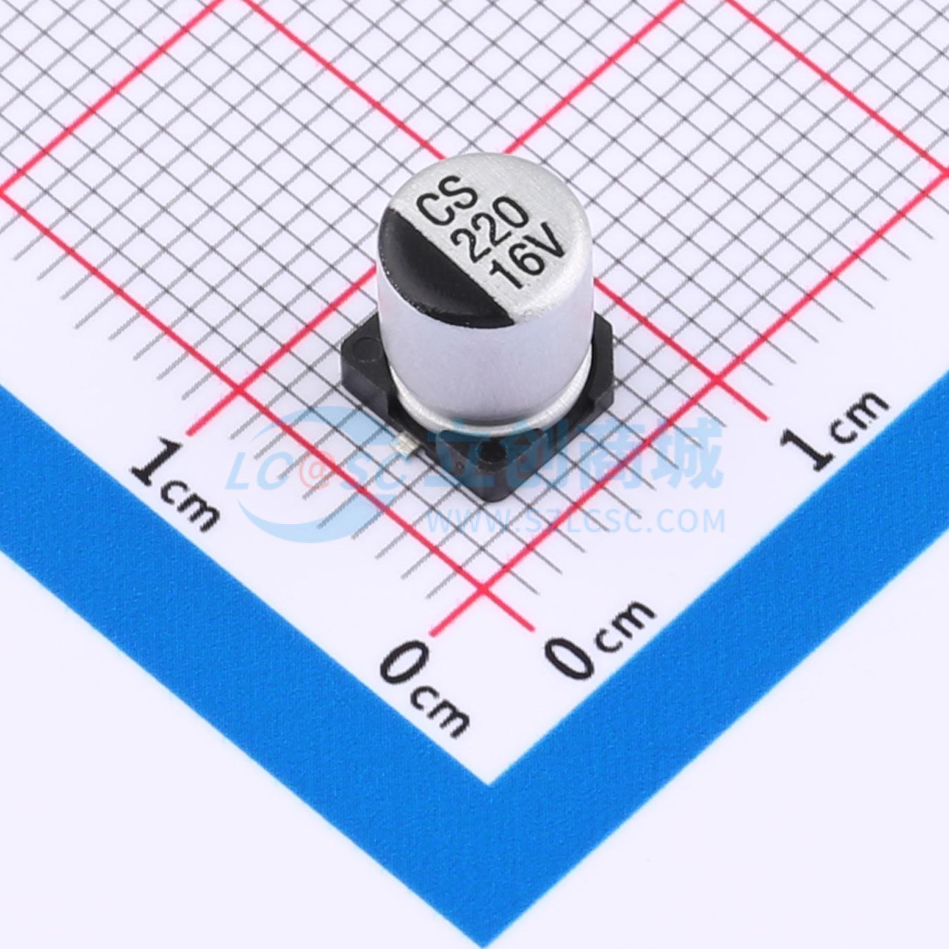 点击查看大图 CS1C221M0607实物图