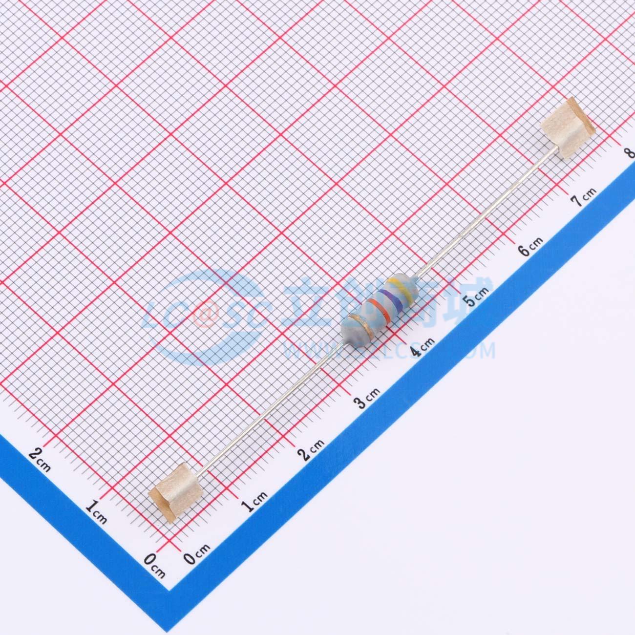 点击查看大图 MOF2WS-47KΩ±5% T实物图