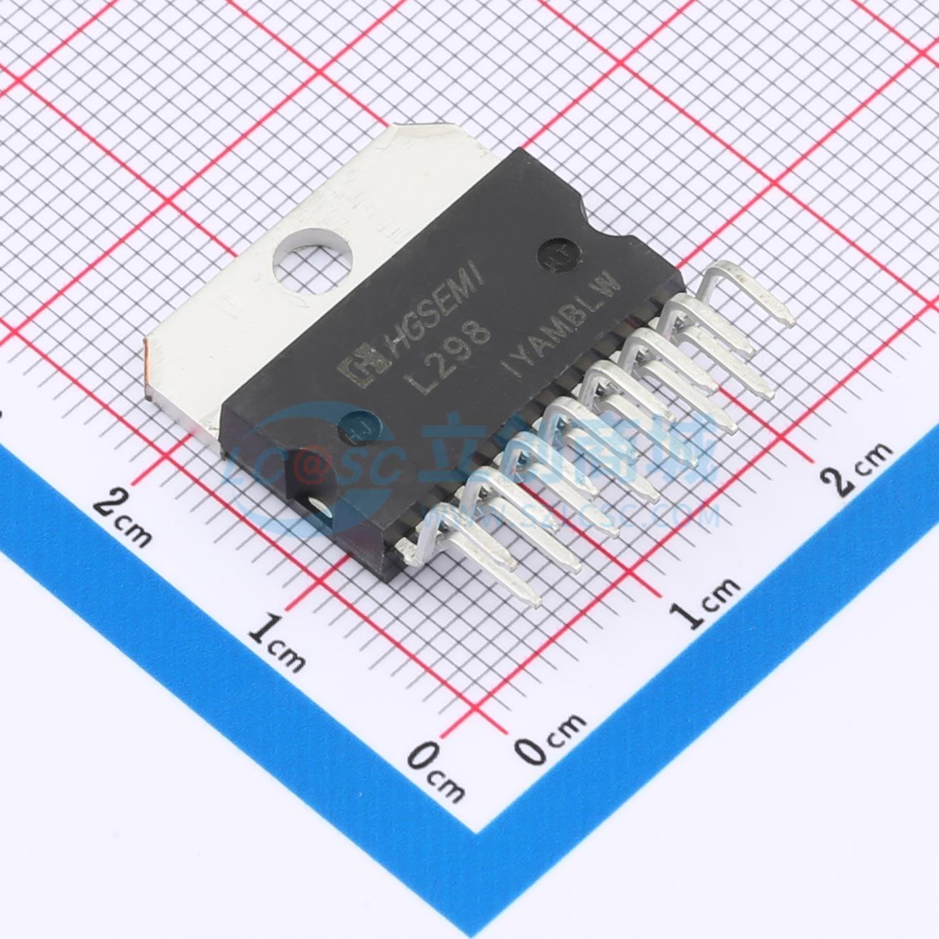 点击查看大图 L298N实物图