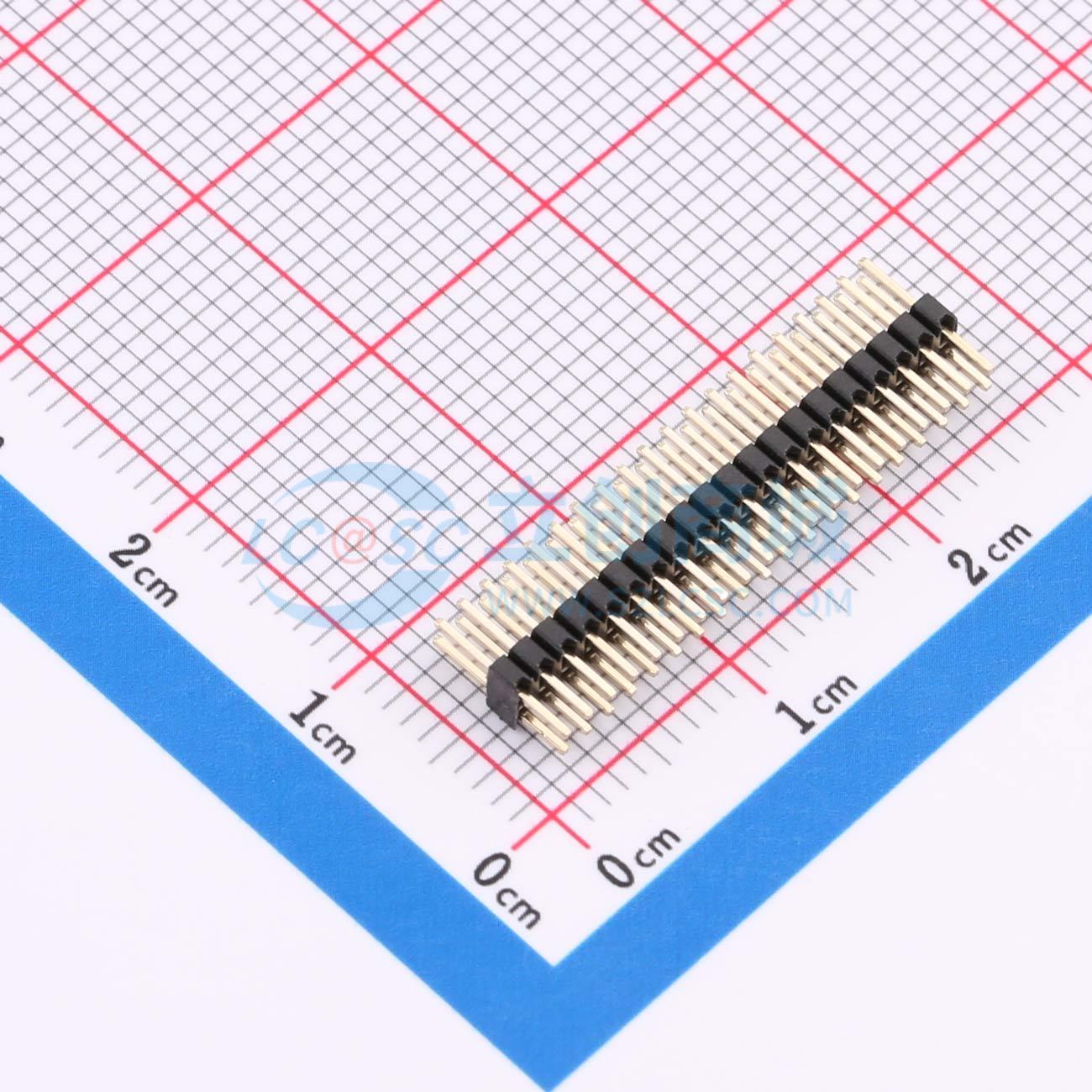 点击查看大图 1.27-2*20P针实物图