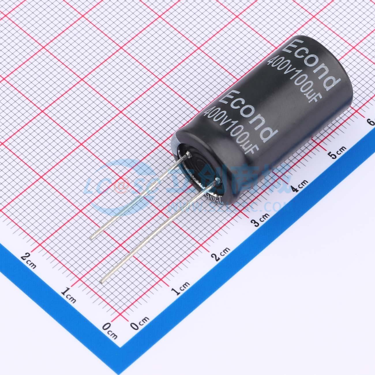 点击查看大图 100uF400V16x31FS实物图