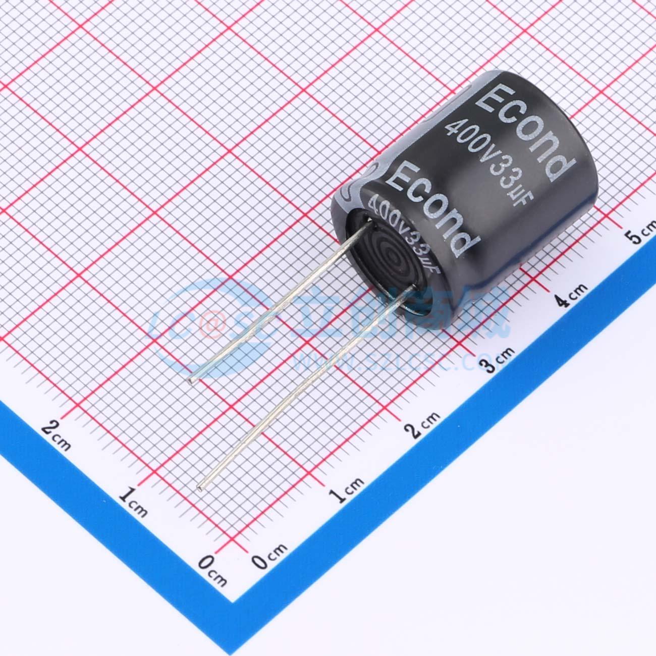 点击查看大图 33uF400V16x20KM实物图
