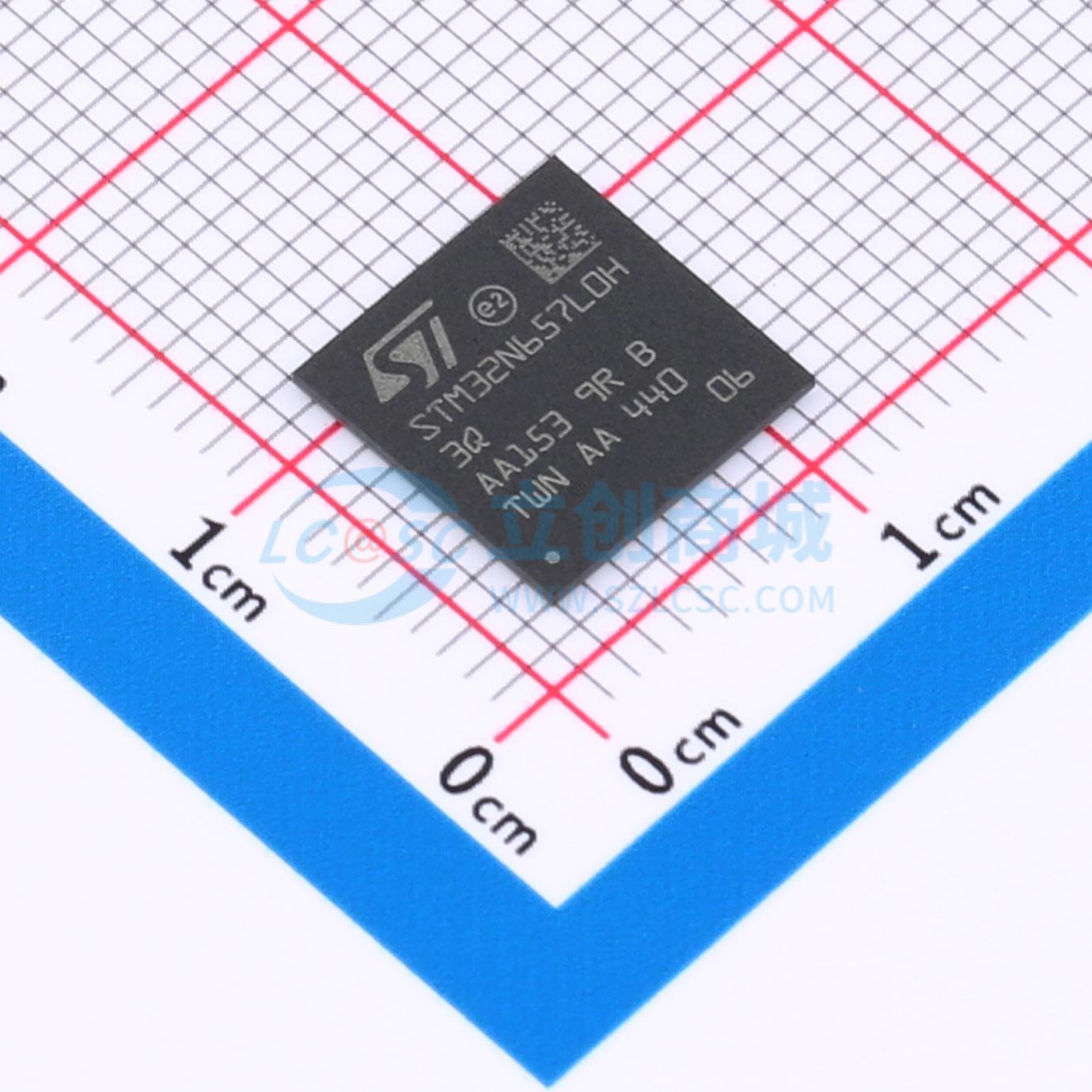 点击查看大图 STM32N657L0H3Q实物图