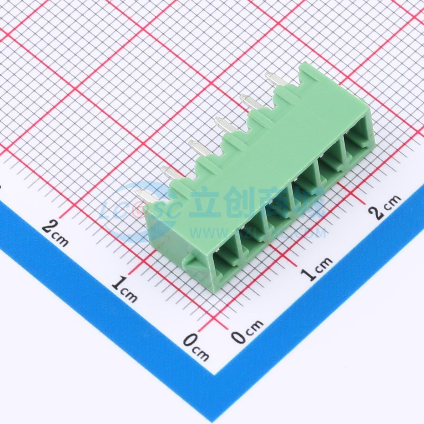 点击查看大图 DB2EVG-3.81-6P-GN实物图