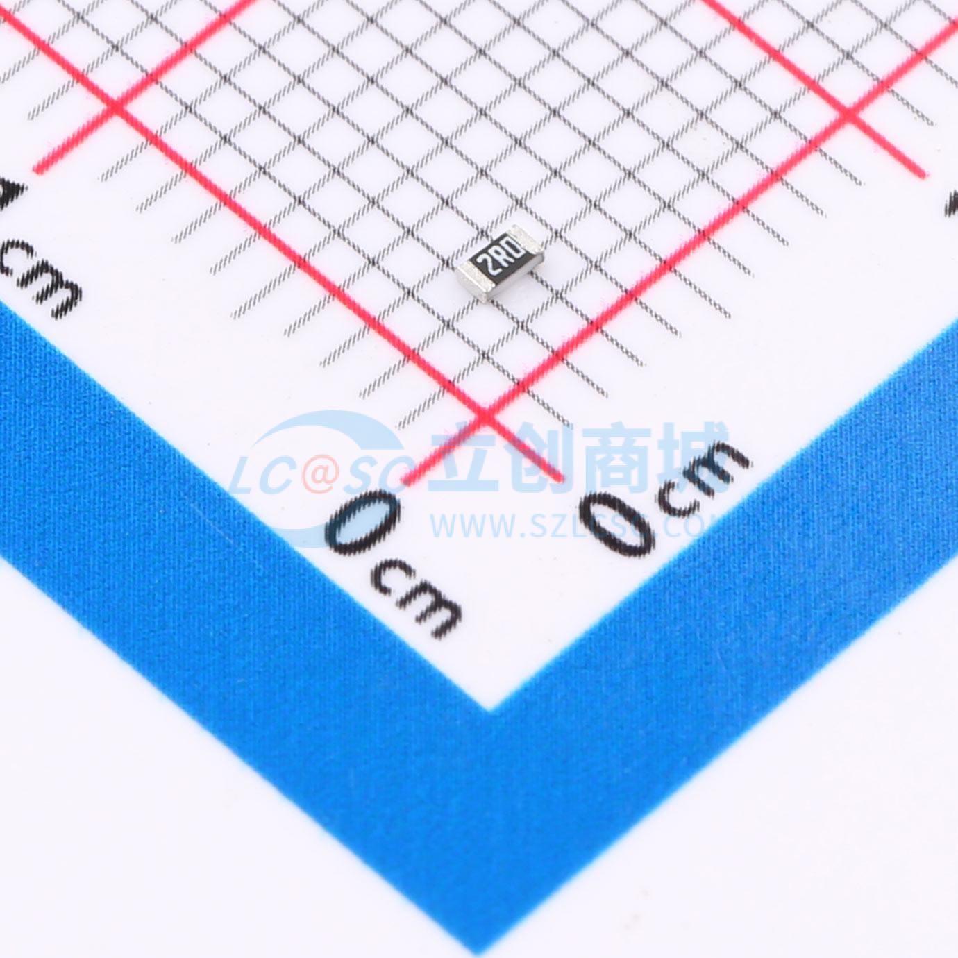 点击查看大图 FRC0603J2R0 TS实物图