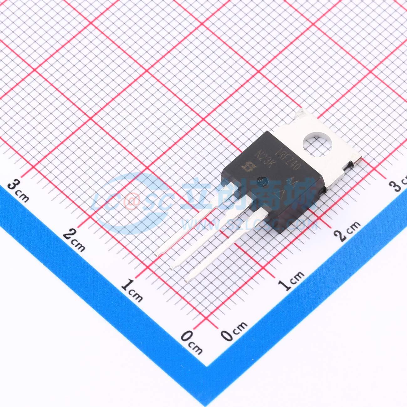 点击查看大图 IRFZ40PBF实物图