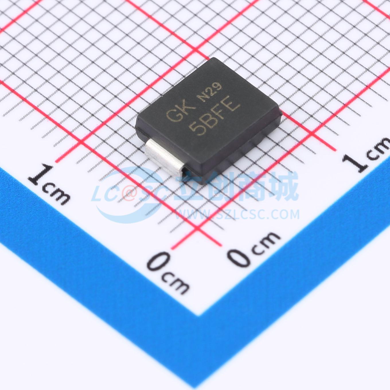 点击查看大图 5.0SMDJ26CA实物图