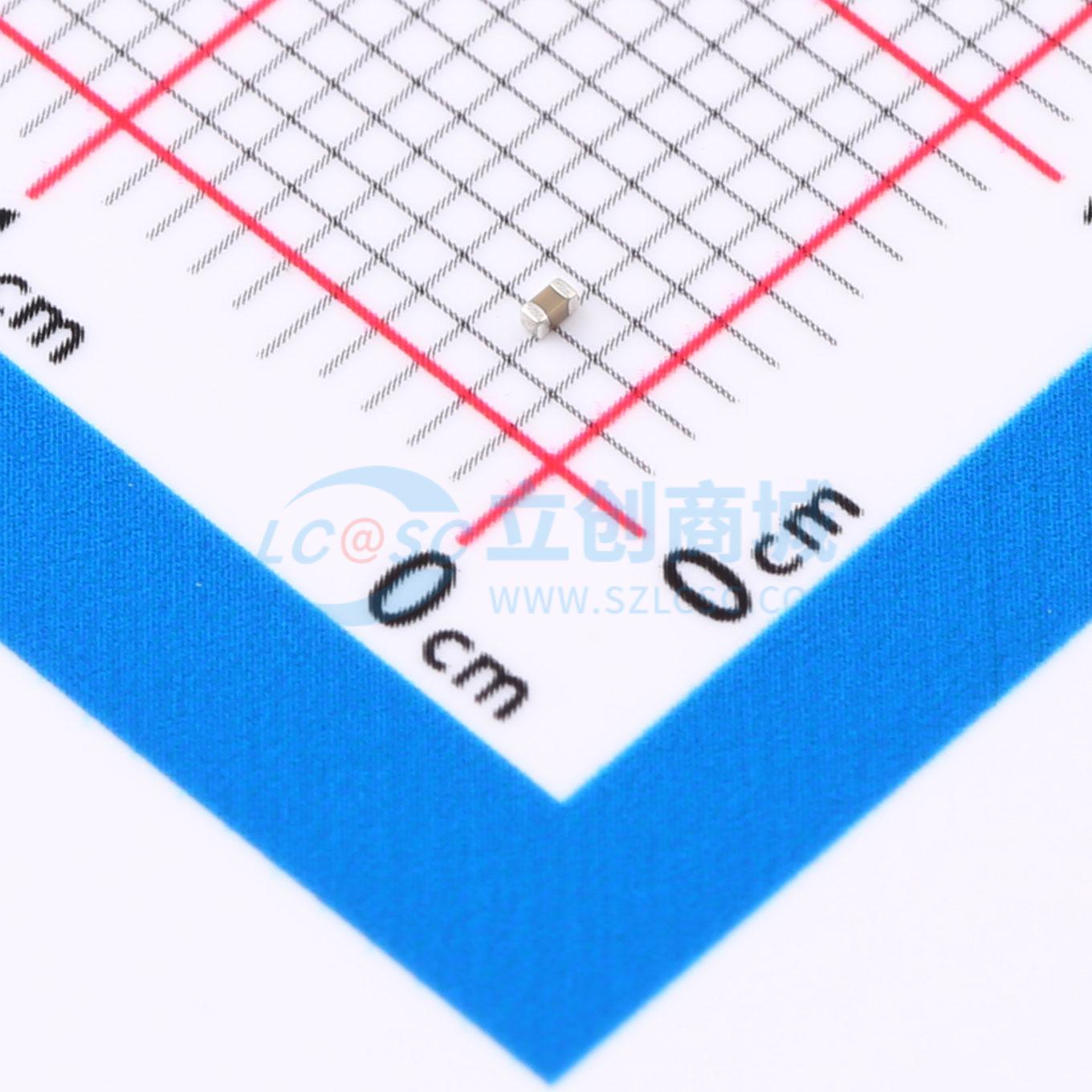 点击查看大图 GCM155R71H152JA37D实物图