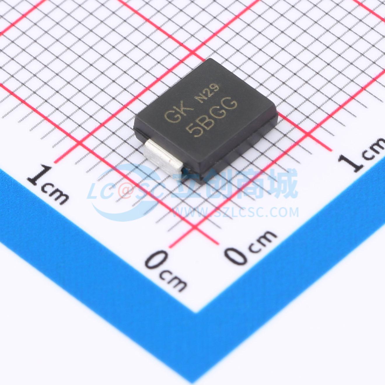 点击查看大图 5.0SMDJ58CA实物图