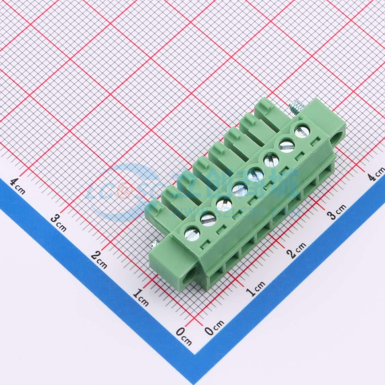 DB2EKM-3.81-8P-GN-S实物图