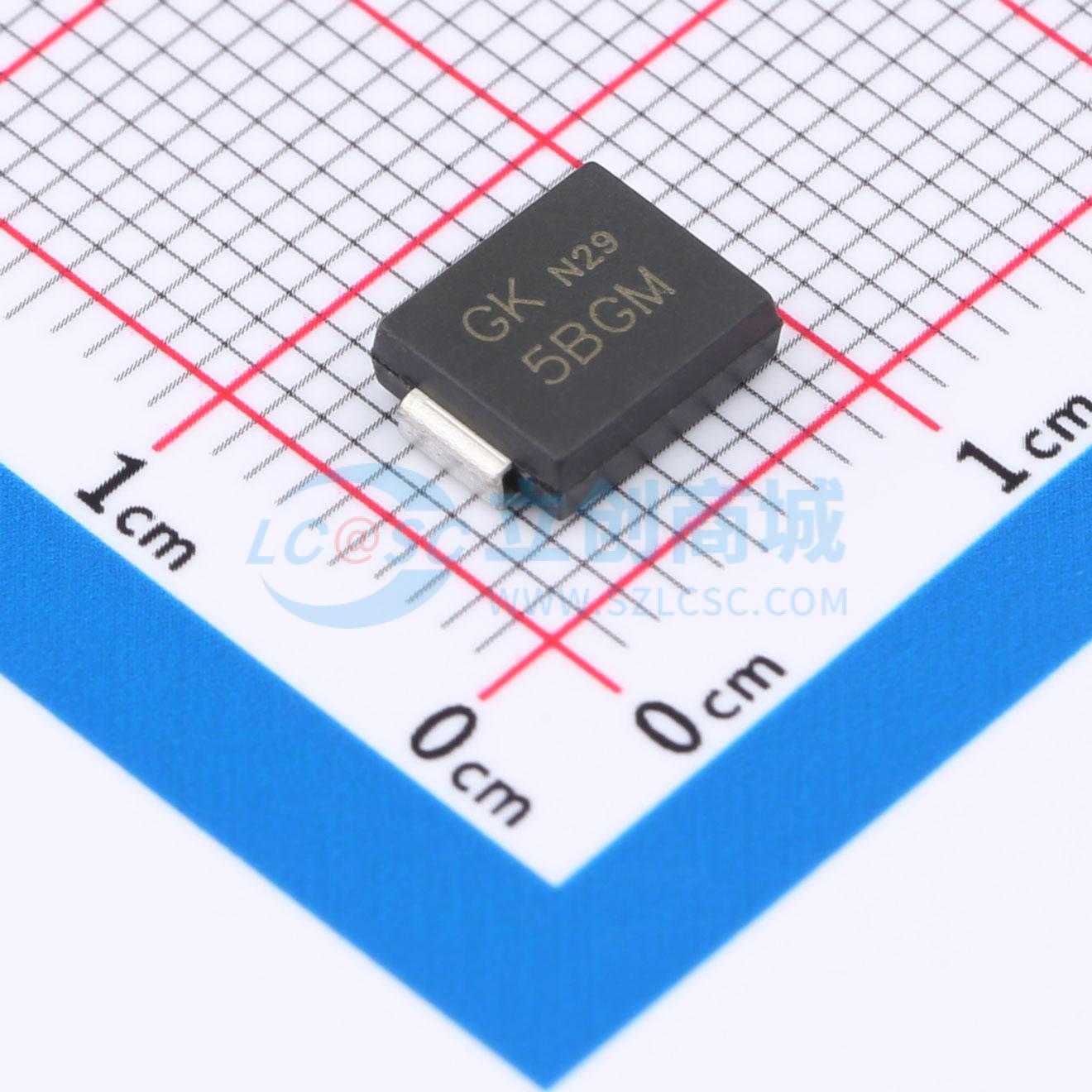 点击查看大图 5.0SMDJ64CA实物图