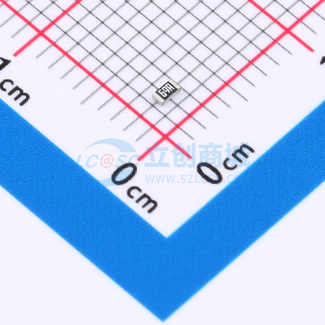 点击查看大图 RC0603FR-07511RL实物图