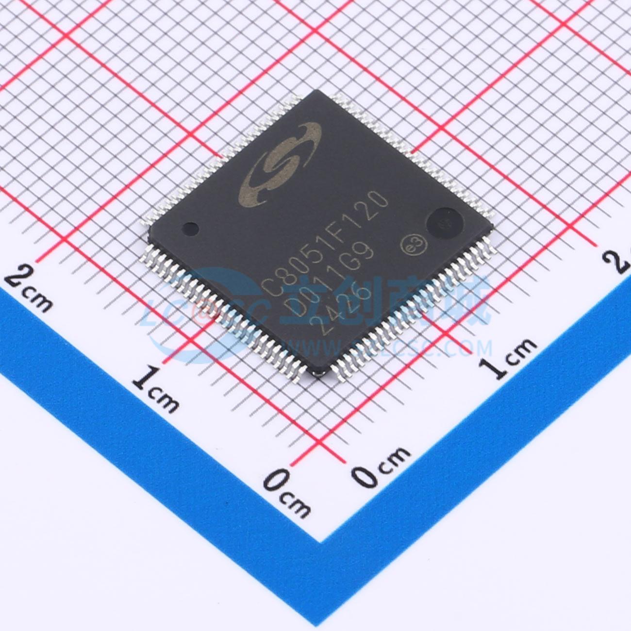 点击查看大图 C8051F120-GQR实物图