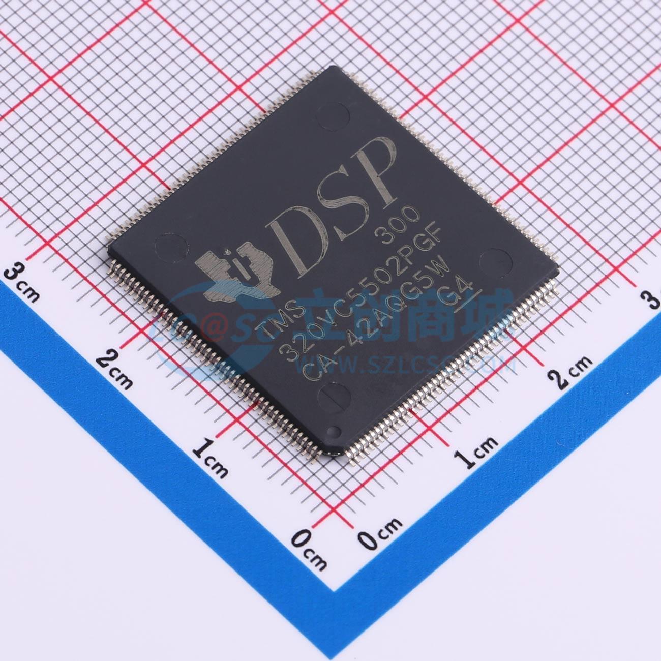 TMS320VC5502PGF300实物图