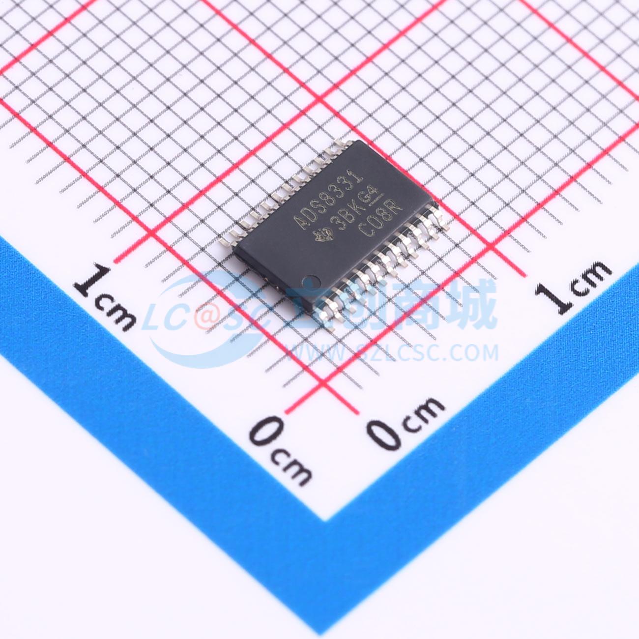 点击查看大图 ADS8331IPW实物图