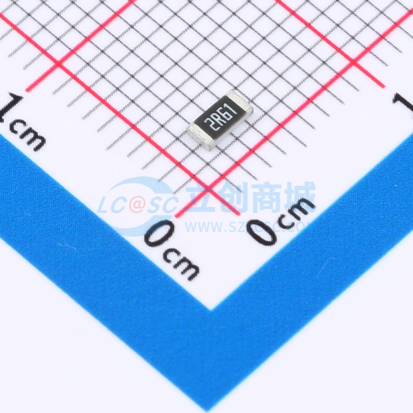 点击查看大图 CR1206F2R61P05Z实物图