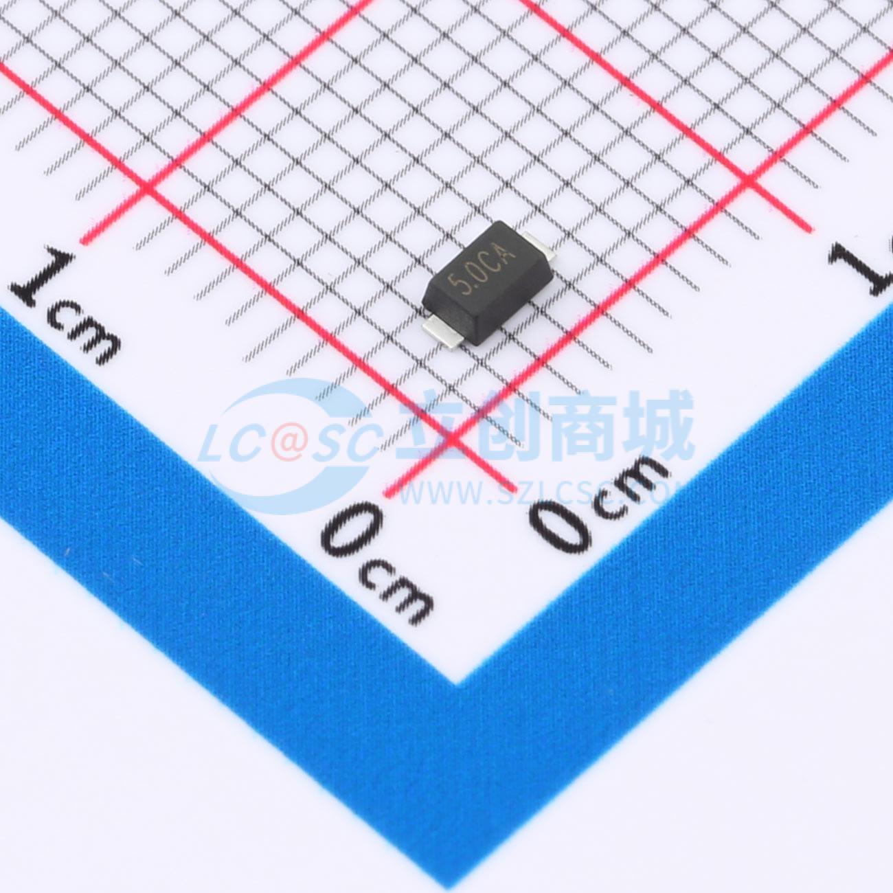 点击查看大图 SMFJ5.0CA实物图