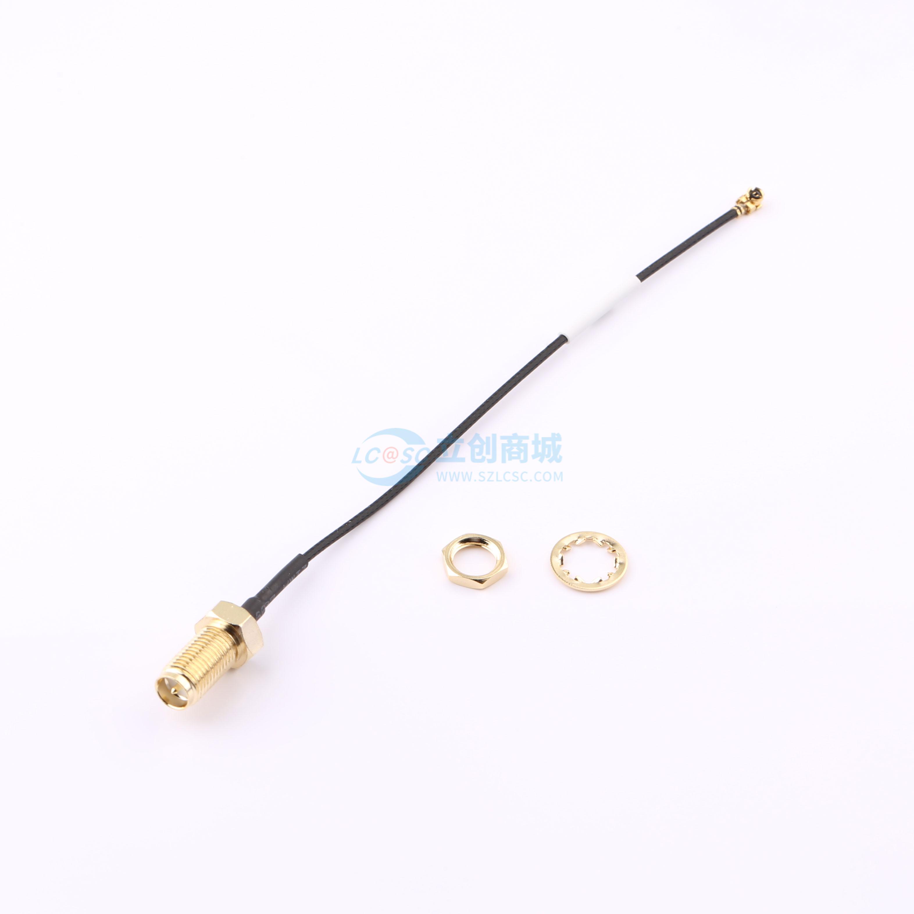 点击查看大图 HJ-IPEX1-SMA-RG1.32-110mm实物图