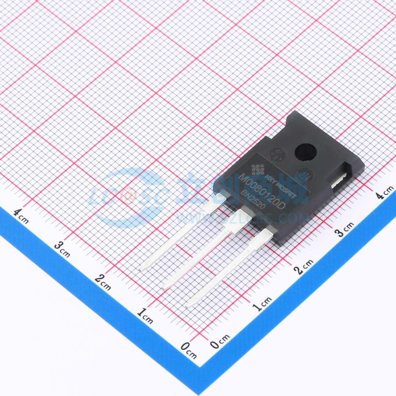 点击查看大图 HC2M0080120D实物图