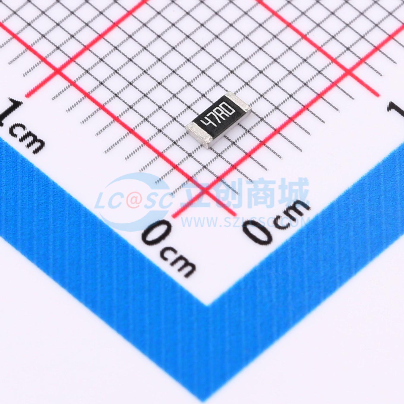 点击查看大图 RC1206FR-0747RL实物图