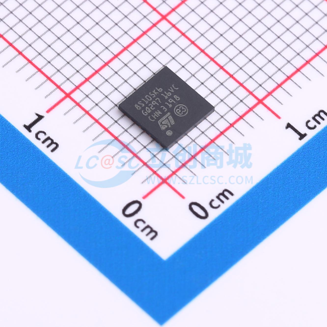 STM8S105K6U6A实物图