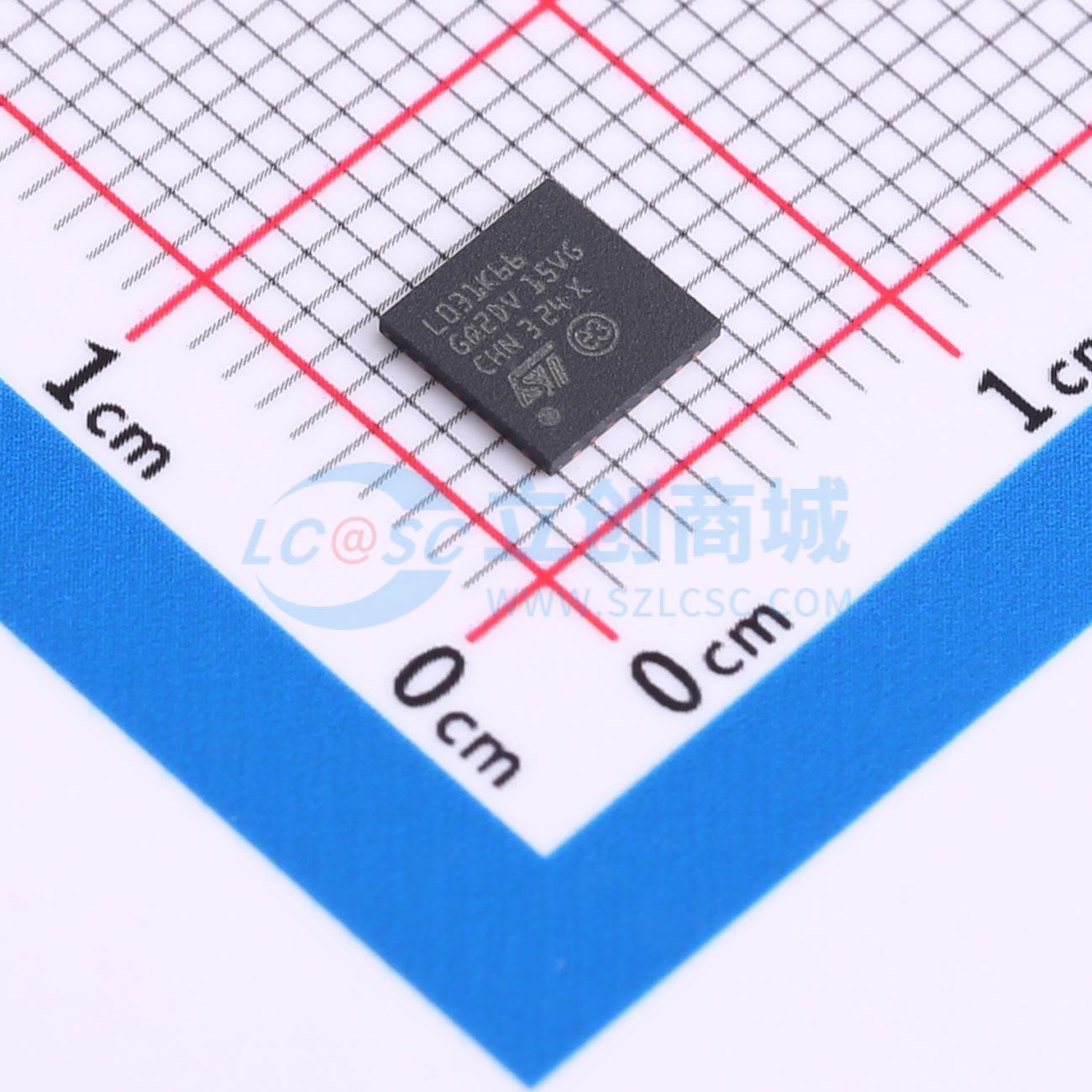 点击查看大图 STM32L031K6U6实物图