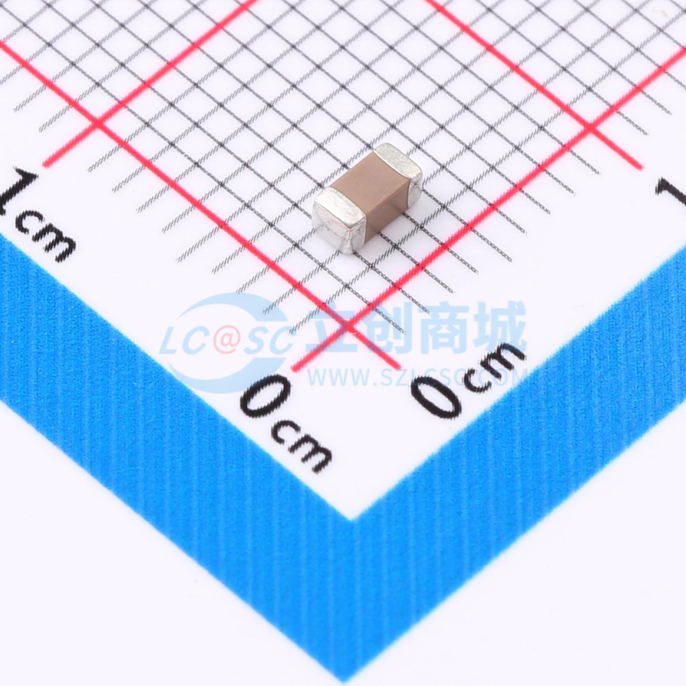 点击查看大图 1206X5R106K100NT实物图