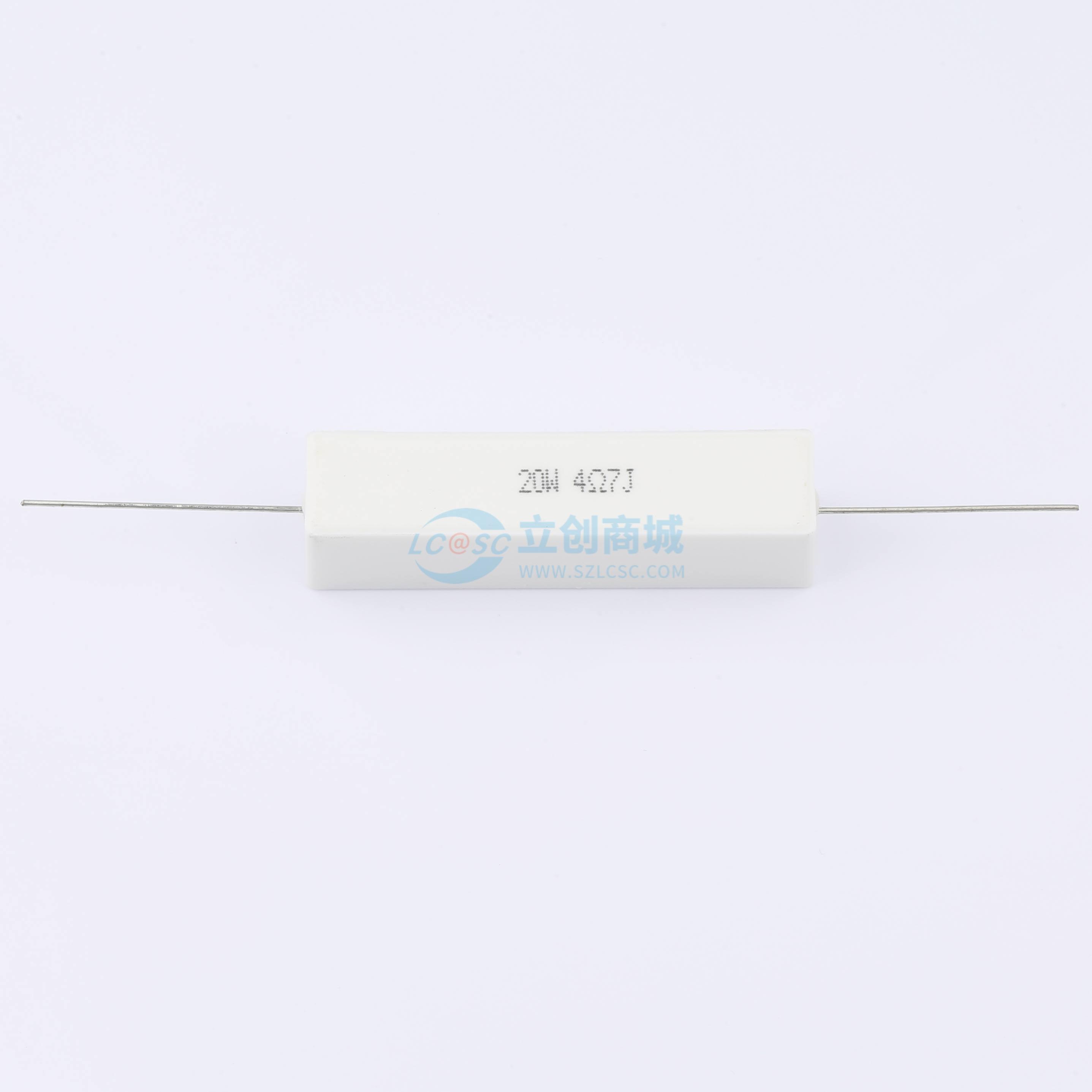 点击查看大图 SQP20W-4Ω7±5%-AP实物图