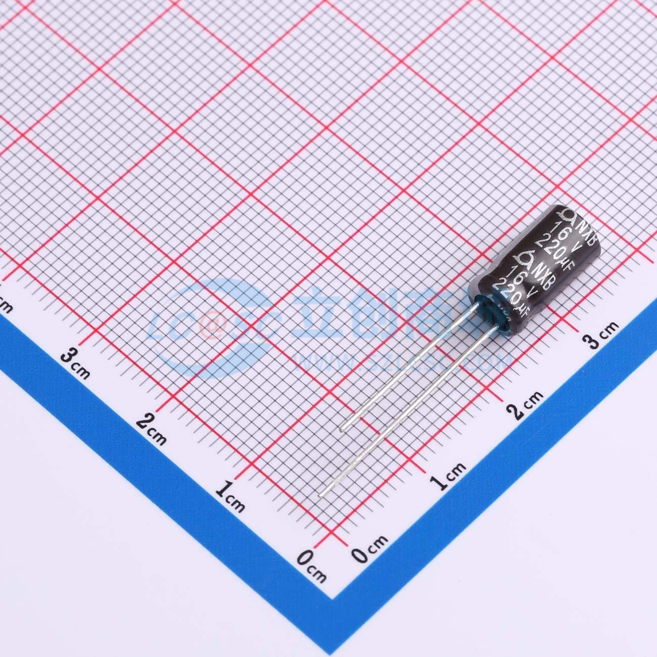 NXB 16V 220UF 6.3*11实物图