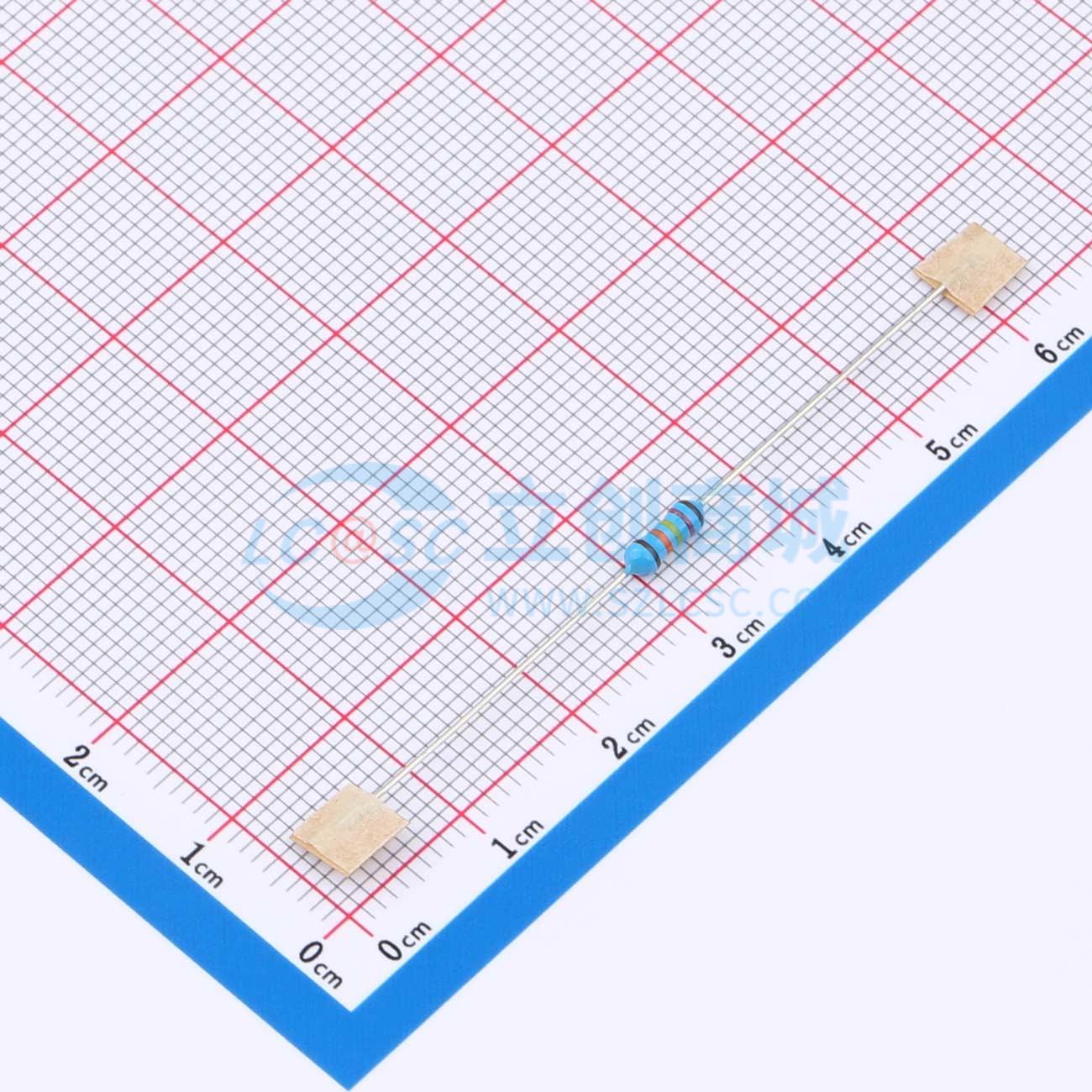 RN1/2WS124KΩFT/BA1实物图