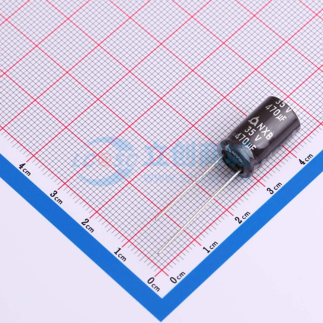 点击查看大图 NXB 35V 470UF 10*16实物图