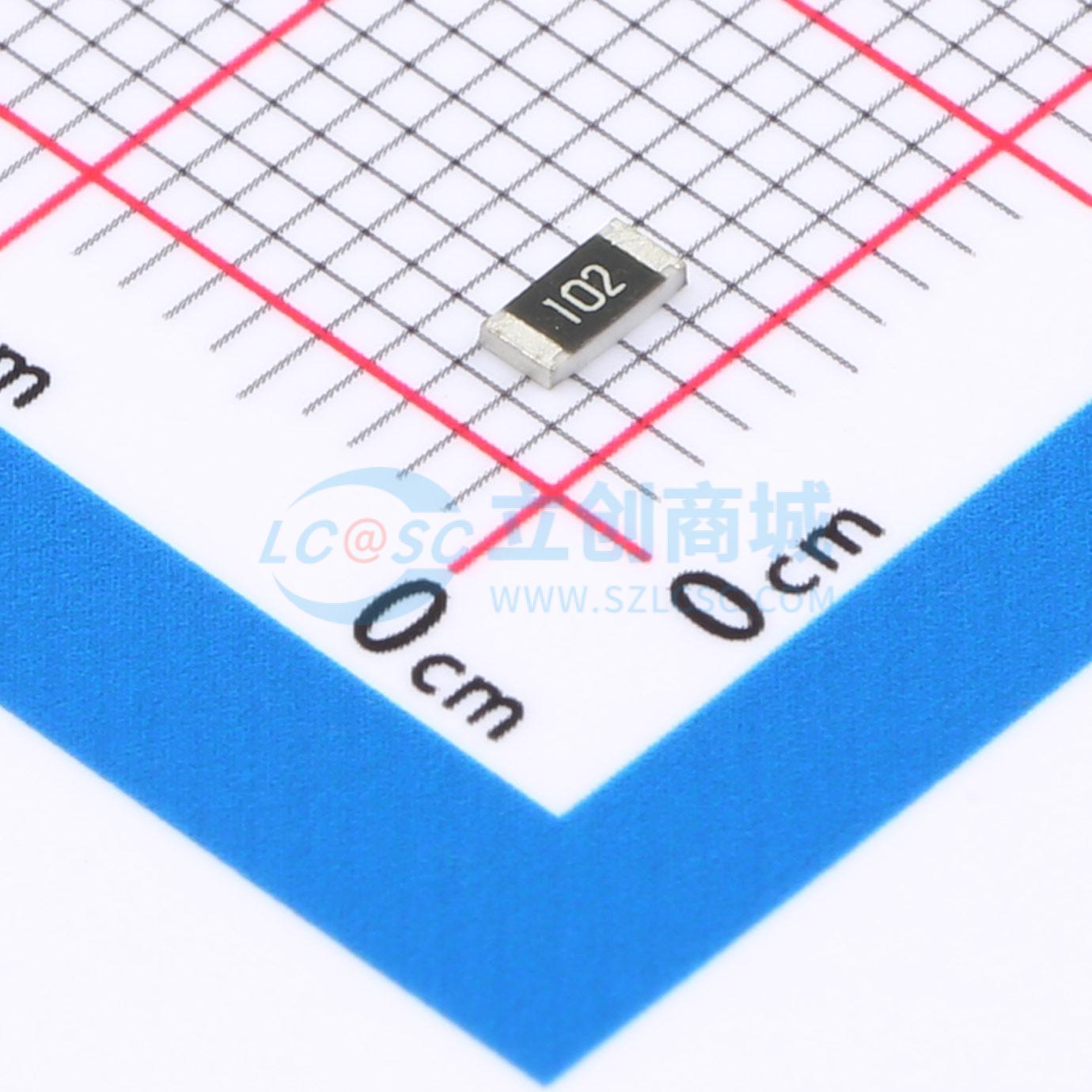 点击查看大图 RMCF1206JT1K00实物图