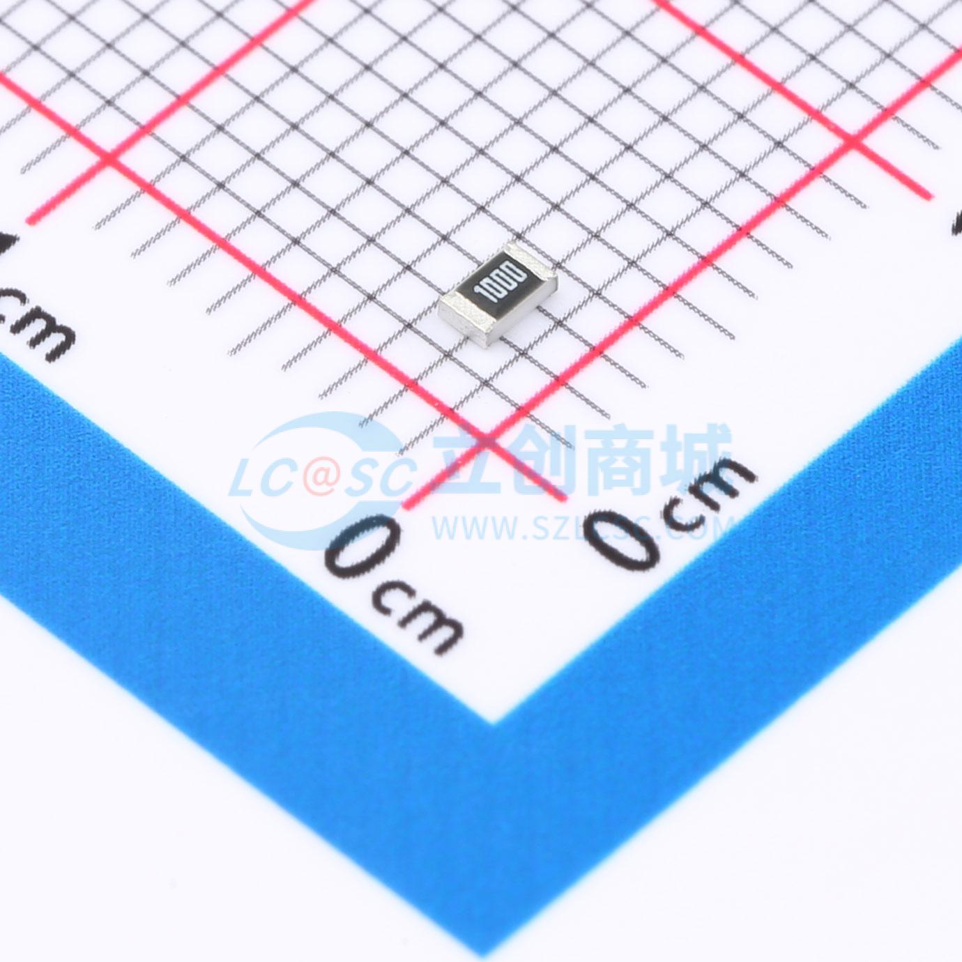 点击查看大图 RMCF0805FT100R实物图