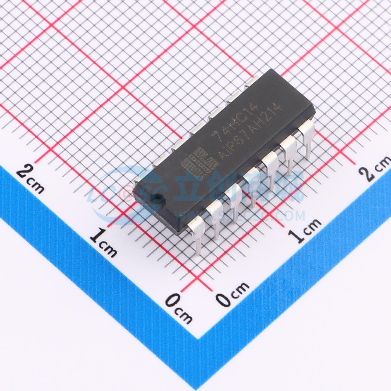 点击查看大图 74HC14实物图