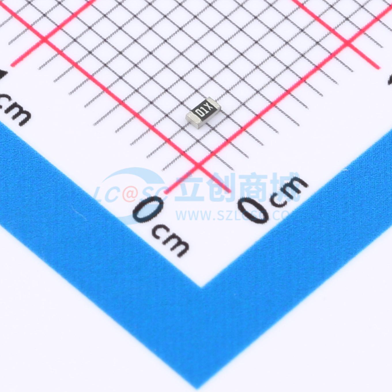 点击查看大图 CR0603FA10R0G实物图