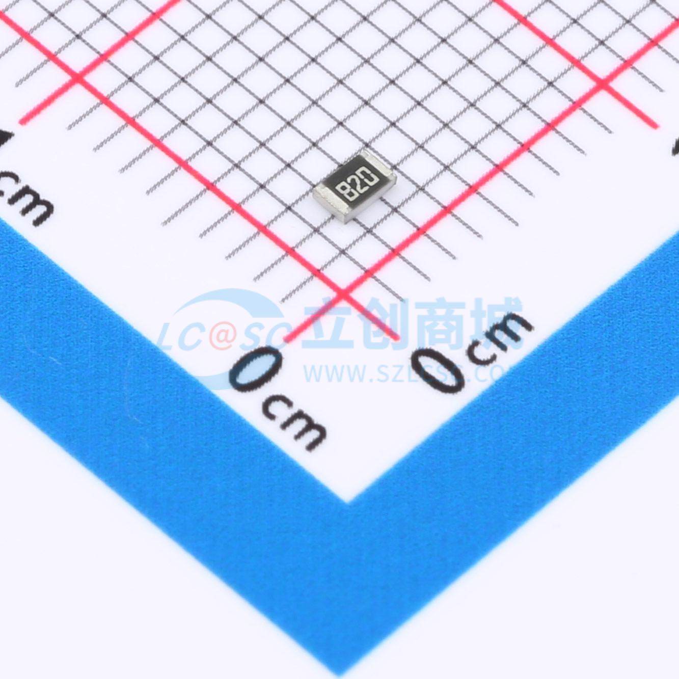 点击查看大图 0805W8J0820T5E实物图