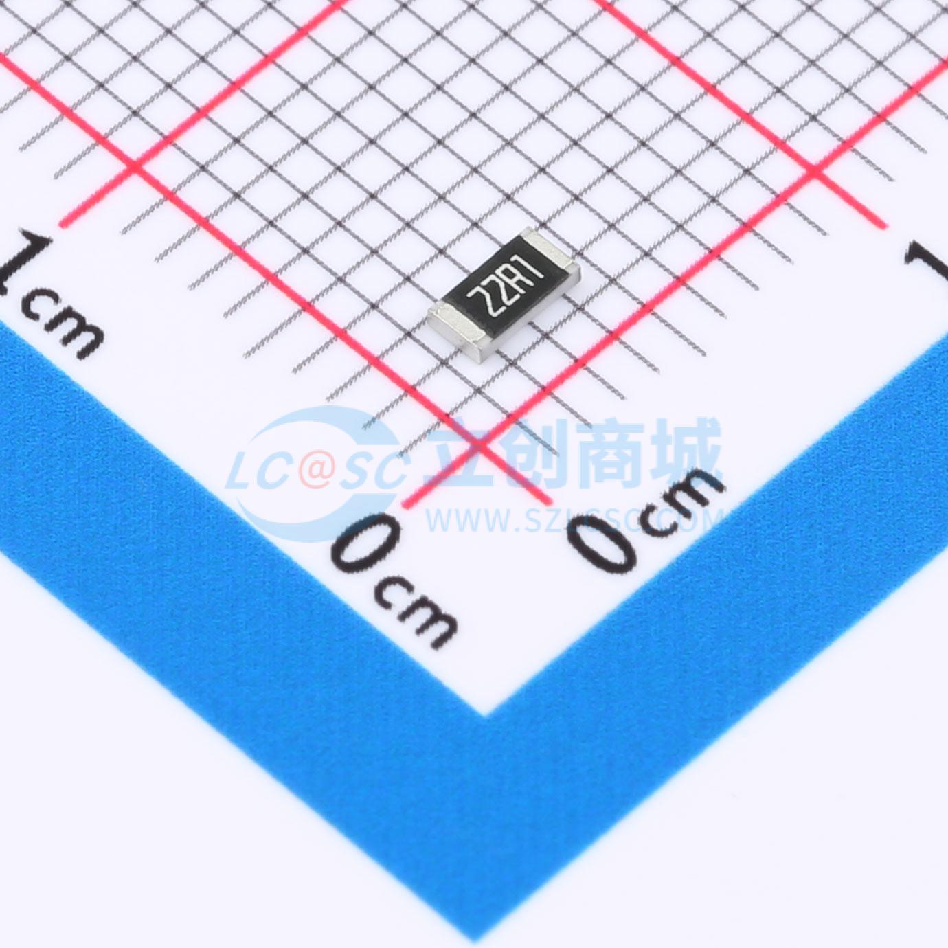 点击查看大图 RC1206FR-0722R1L实物图