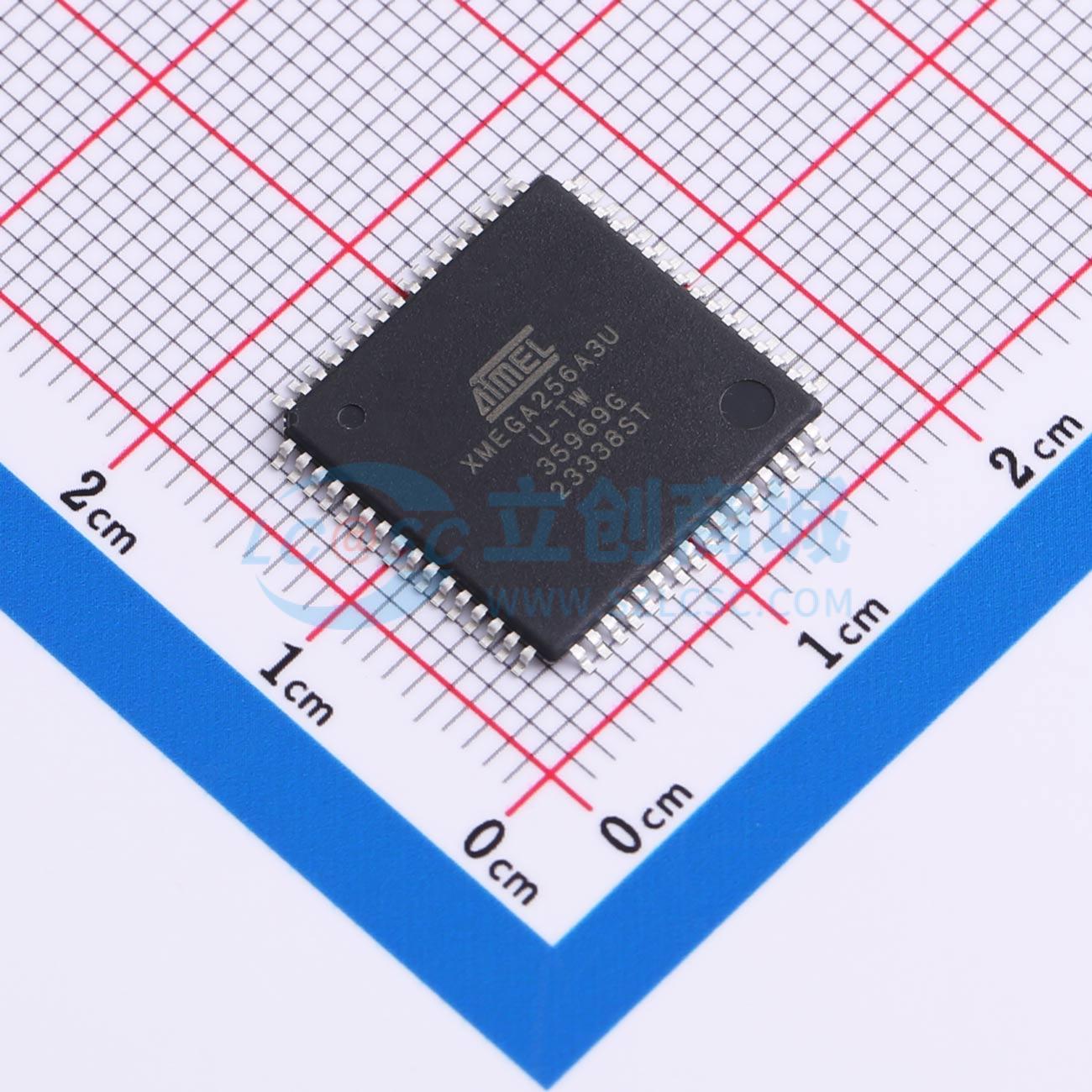 点击查看大图 ATXMEGA256A3U-AU实物图