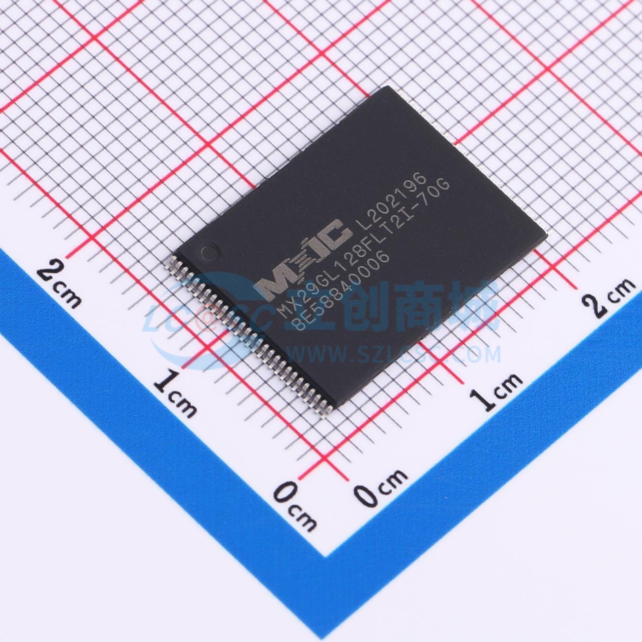MX29GL128FLT2I-70G实物图