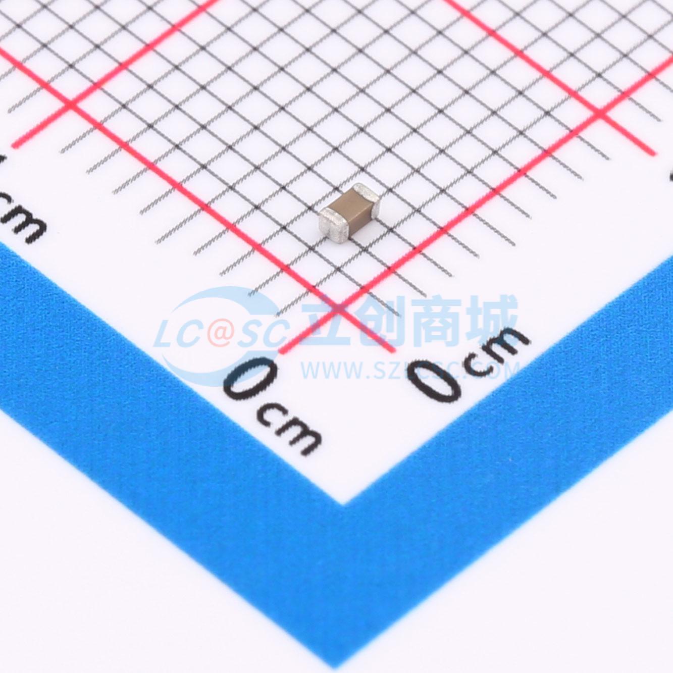 点击查看大图 C0603N332J050T实物图