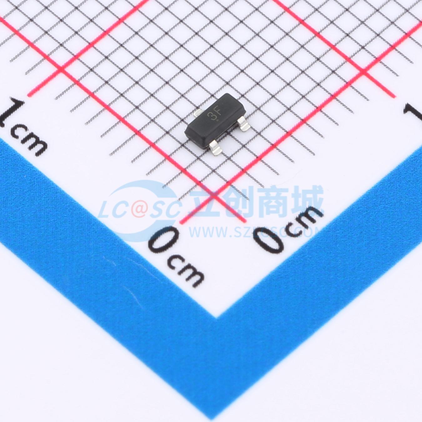 点击查看大图 BC857B(RANGE:220-475)实物图