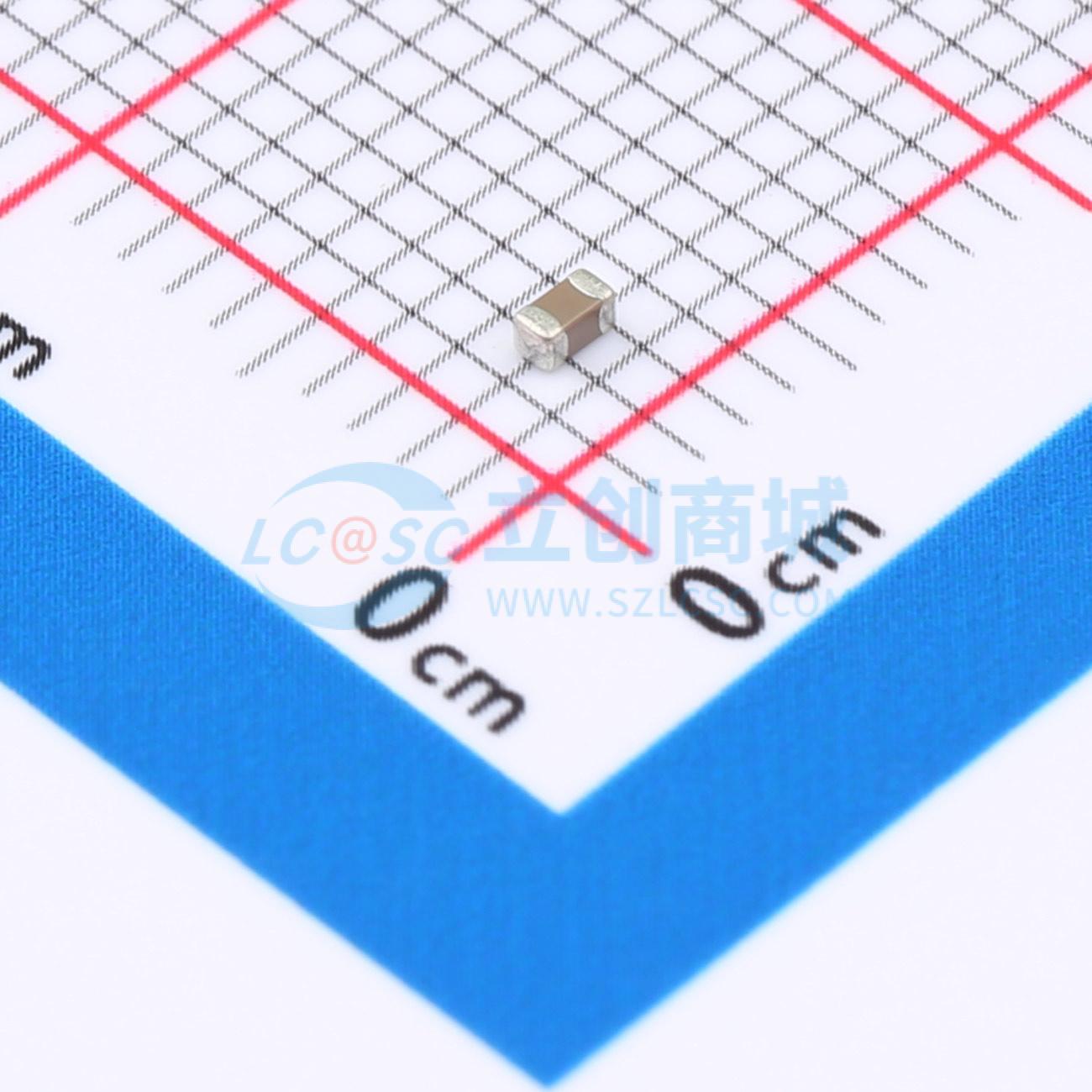 0603B105K160AT实物图